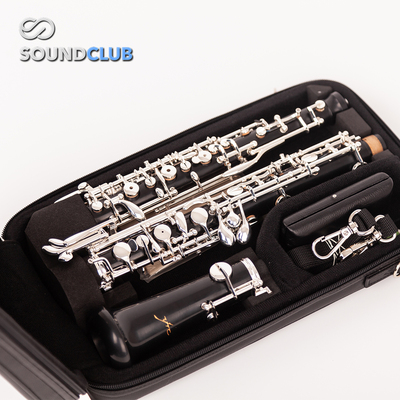 YC纯手工双簧管胶管半自动型学生级OBOE黑管初学入门声音汇