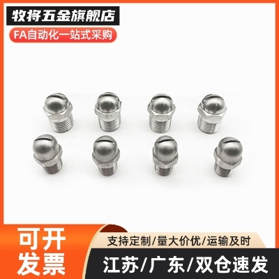 除尘槽缝式扁口鸭嘴吹风圆头不锈钢一体式空气蒸汽喷嘴NZAK NZAL1