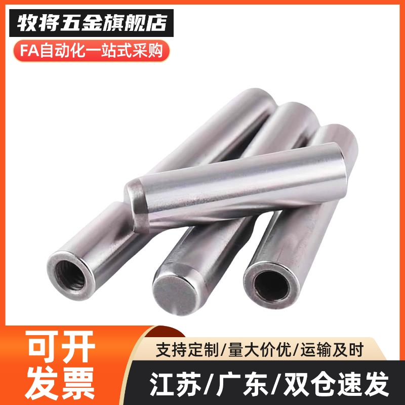 内螺纹圆柱销定位销带通气孔 LPT5/6/8/10/12-10/12/15/20/25/30