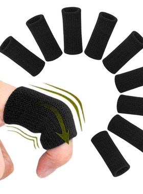 10pcs Sretchy Sports Finger Sleeves Arthritis Support Finger