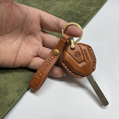春风摩托车钥匙包真皮定做