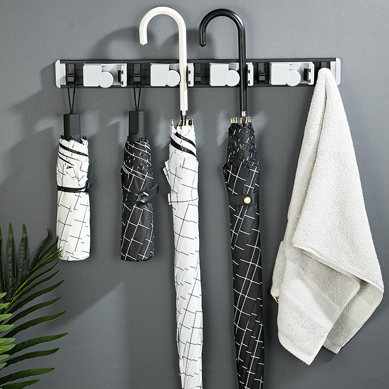 拖把架强力挂架墩布阳台收纳扫把卡座拖把夹雨伞架