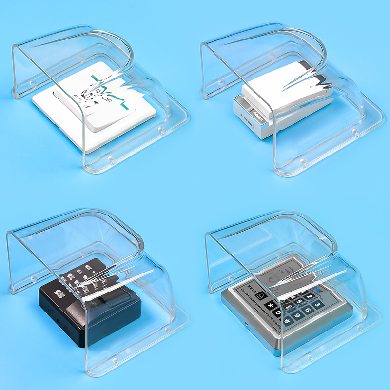 门铃防水罩门禁打卡机防雨罩室外防水盒86开关按钮遮雨户外保护罩