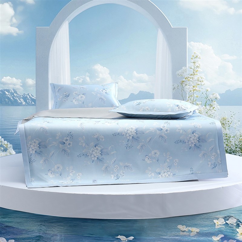 家用纺织品a类抗菌垫夏季冰丝垫件套机洗冷却垫5新款