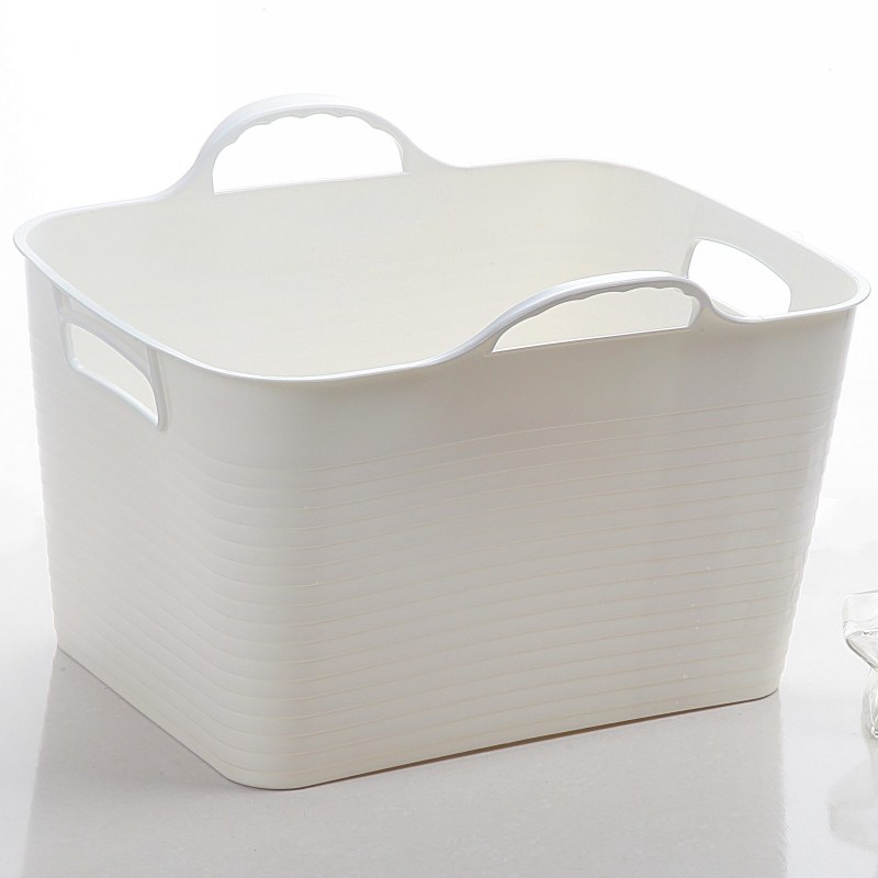 脏衣篮大号塑料洗衣篮收纳蓝 脏衣收纳篮 手提购物篮,收纳整理,脏衣篮,淘宝优惠券,粉丝福利购,淘宝优惠卷