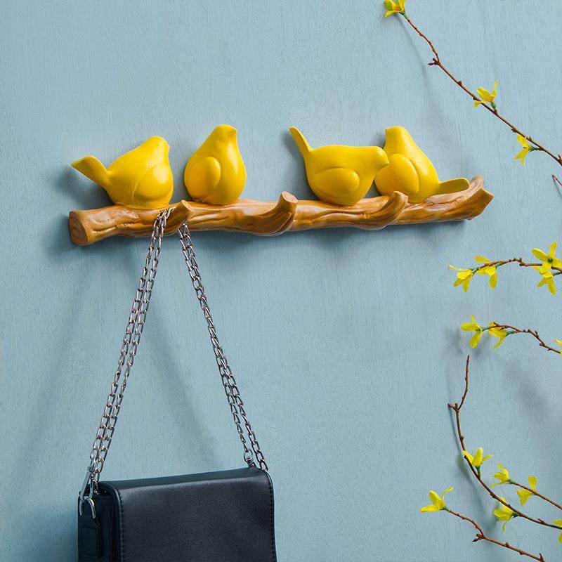 简约北欧立体小鸟挂钩创意玄关进门门后房间墙上装饰挂衣钩星之祥,3C数码配件,USB灯,淘宝优惠券,粉丝福利购,淘宝优惠卷