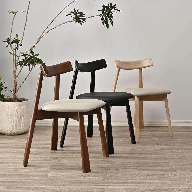 家用实木餐椅高档北欧现代简约椅子靠背商用轻奢北欧餐厅餐桌椅