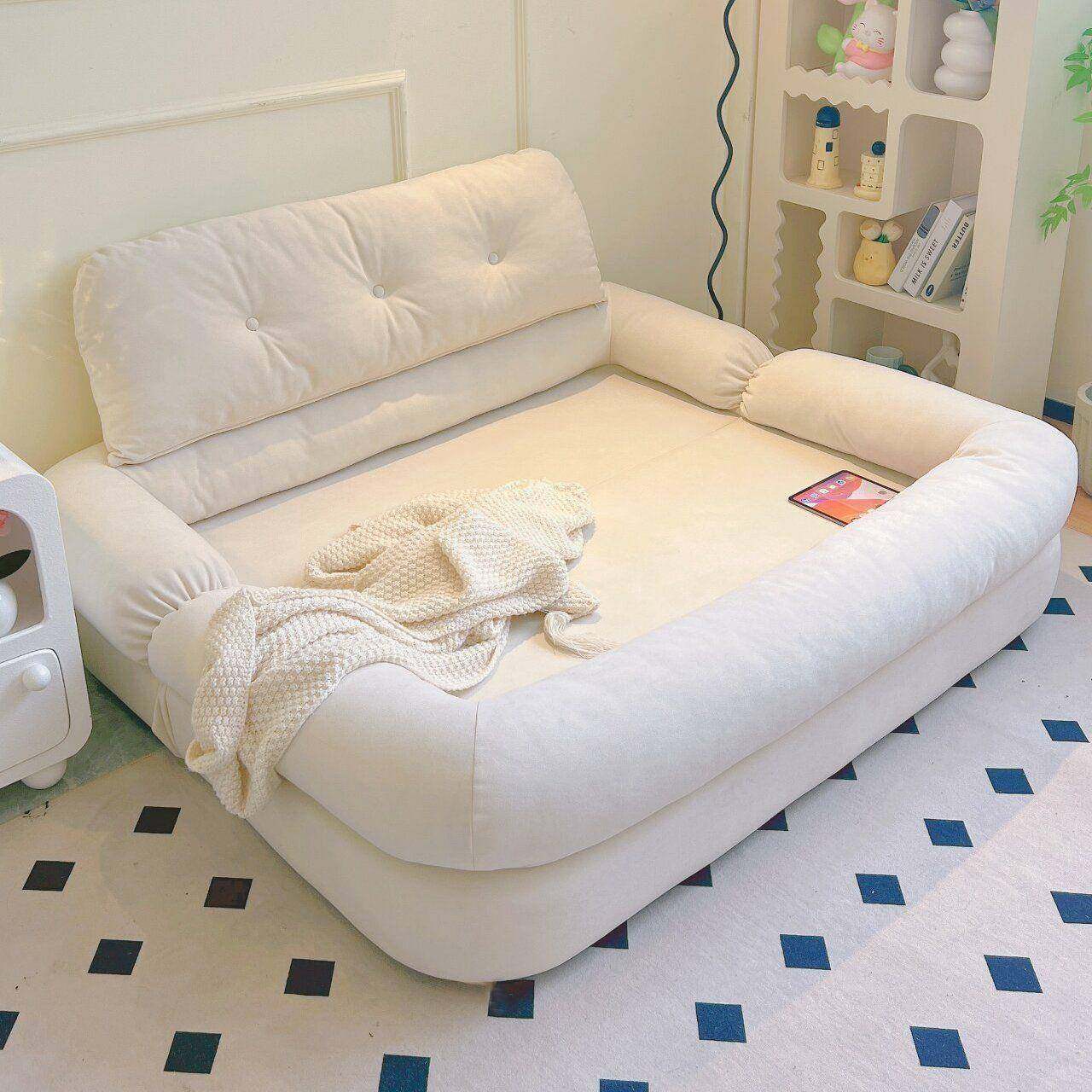 人类狗窝懒人沙发可躺可睡双人榻榻米大折叠阳台卧室小沙发客厅厂,居家布艺,入户地垫,淘宝优惠券,粉丝福利购,淘宝优惠卷