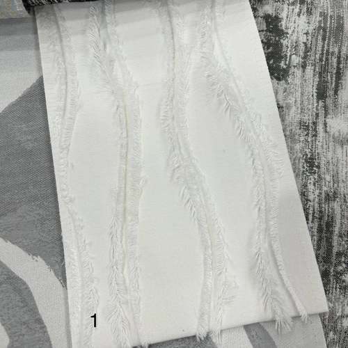 门幅280cm定宽白色剪花几何图案现代简约窗帘布白色抱枕软装面料