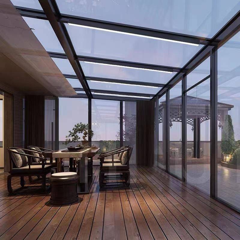 玻璃阳光房专用灯LED长条灯阳台车库露天屋檐雨棚庭院超亮吸顶灯