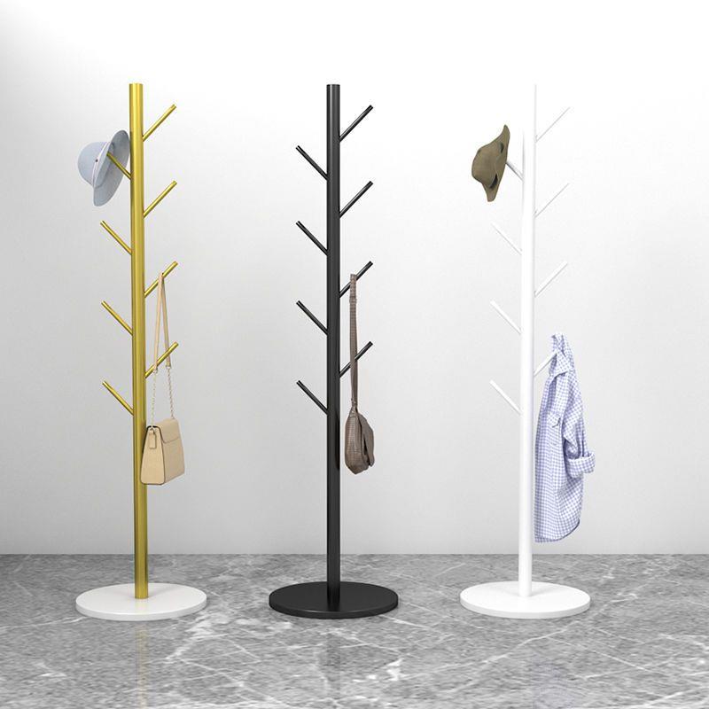 欧式轻奢衣帽架大理石落地挂衣架卧室衣架客厅铁艺简易立式挂包架