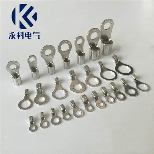 RNB5.5-10TO圆形裸接线端头冷压接线端子铜线耳铜鼻接线片