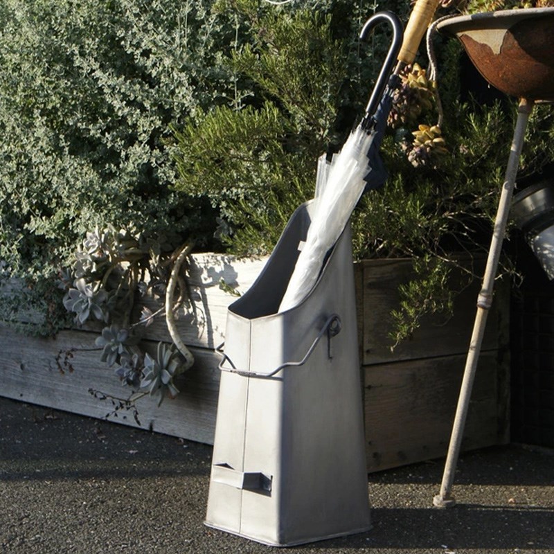 雨伞架PUEB雨伞桶复古做旧工业风放置架收纳桶