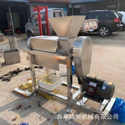不锈钢螺旋榨果汁机器商用黄桃彩椒猕猴桃榨汁机果蔬大型去渣打汁