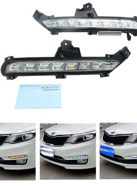 适用于起亚K2与RIO2014-2015带流光黄色蓝色三色低配升高配