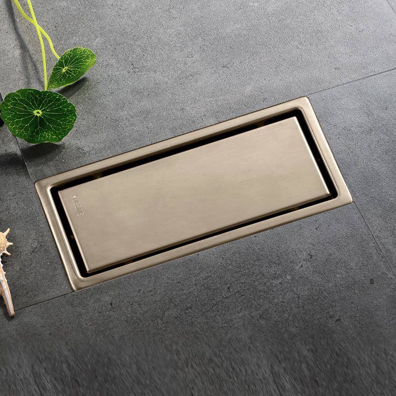 AZOS不锈钢地漏加长嵌入式隐形地漏防臭防虫防反水地漏