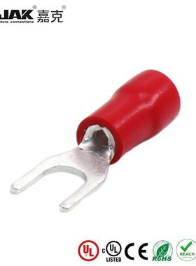 0.5/1.5平方叉型U型Y型冷压端子压线端子头铜端子线鼻子线耳KST