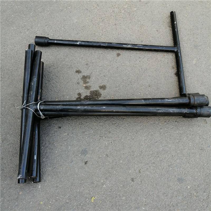 M22轨枕螺栓丁字扳手拐子扳手T型套筒钢轨撞击扳手