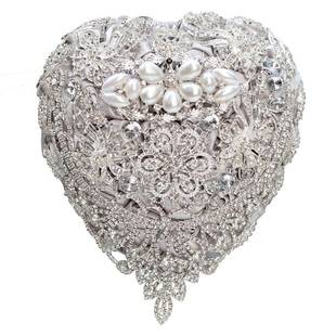 水钻满钻新娘手捧花饰品点缀花束婚庆用花影楼道具花W520