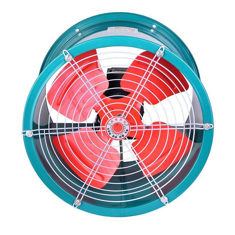 铜芯SFG2-2370w2号2级管道式低噪音轴流通风机抽风机轴流风机