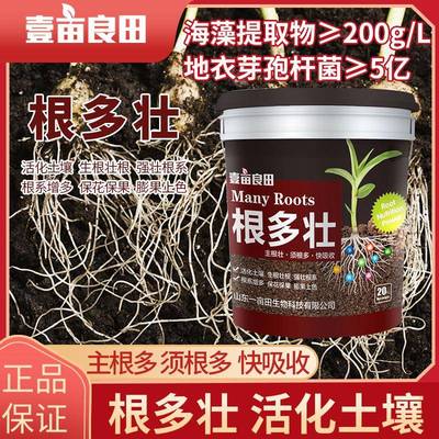 冲施肥桶装根多壮果树蔬菜水果肥生根保花膨果冲施肥20kg