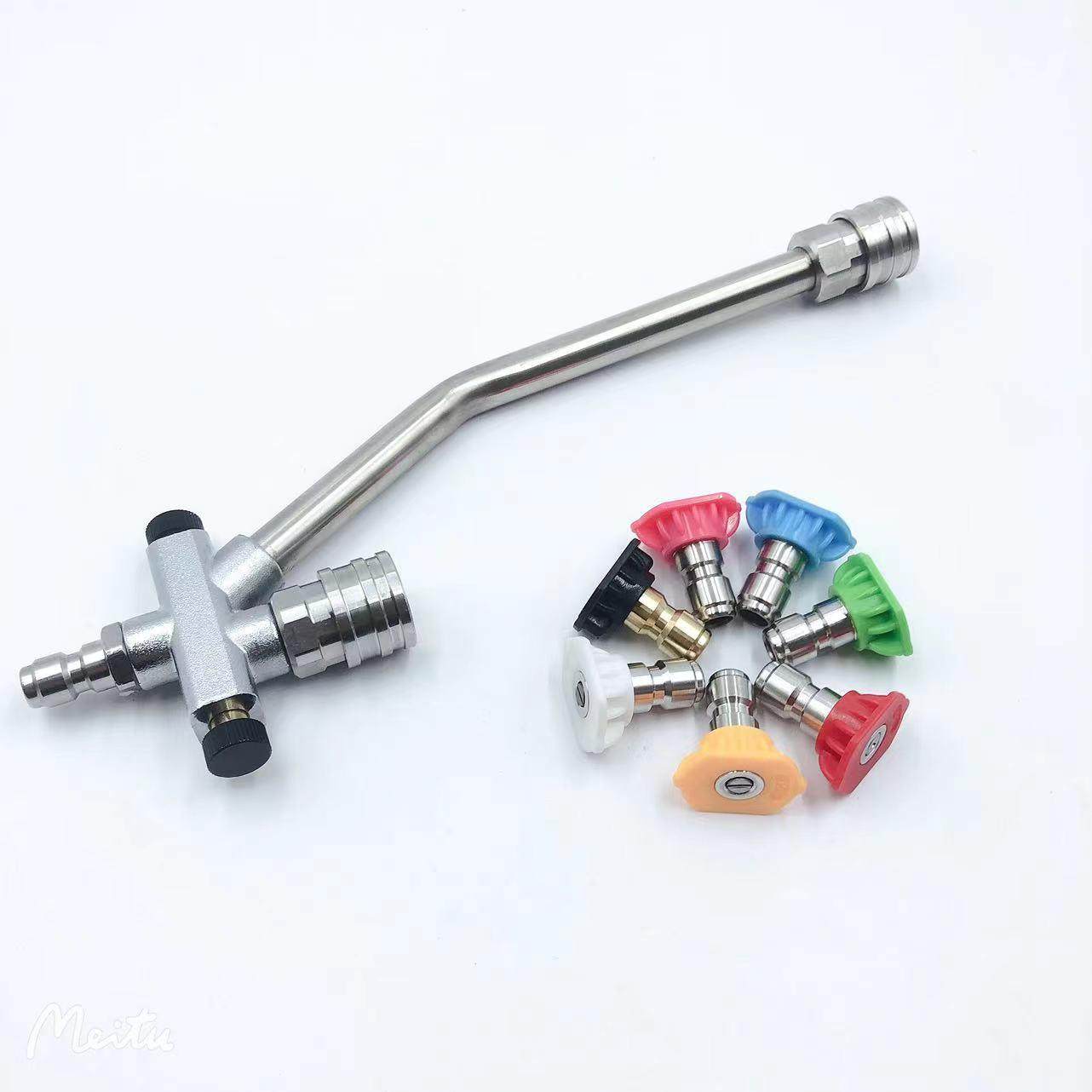 跨境 高压洗车机水枪自由切换两用不锈钢1/4快接头PA泡沫喷壶配件,3C数码配件,USB灯,淘宝优惠券,粉丝福利购,淘宝优惠卷