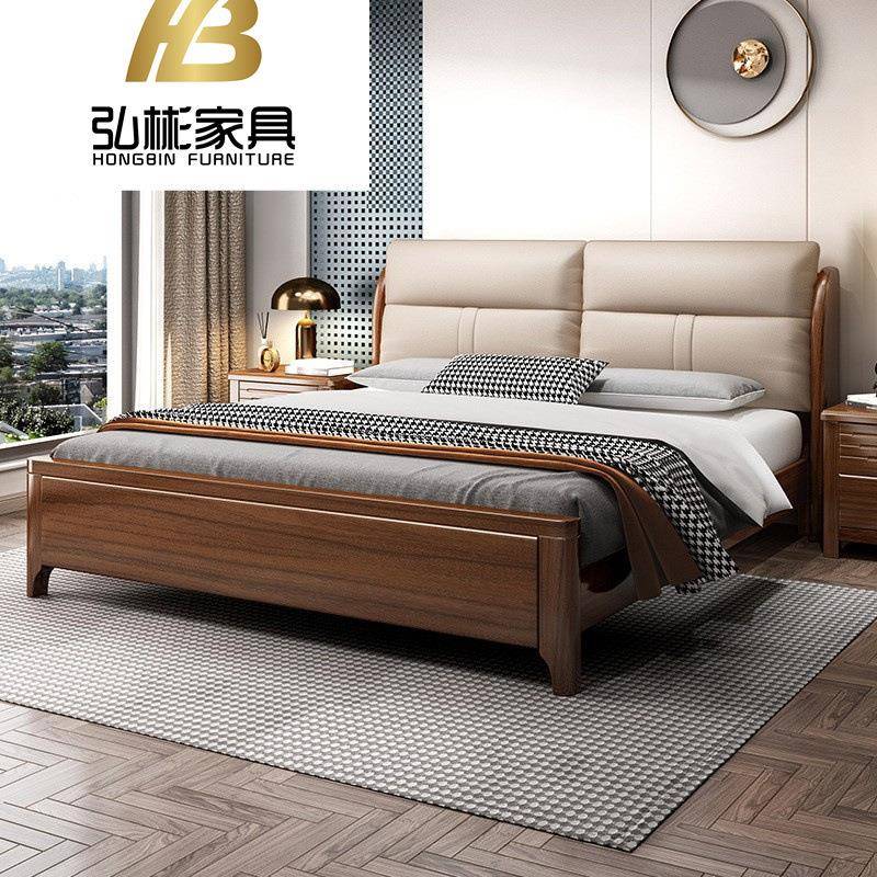 NuSun 贵宾/泰迪幼犬犬粮 2500g实木床胡桃木1.5米1.8米双人主卧