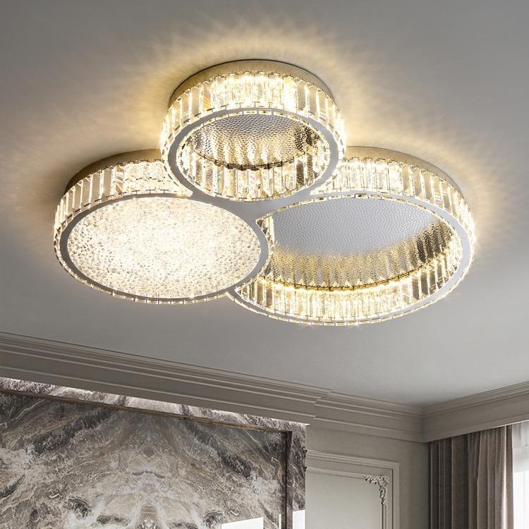 吸顶灯卧室灯简约现代2023年新款主卧房间灯创意餐厅灯具设计感