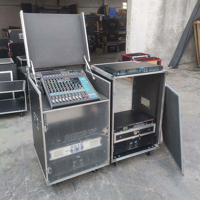 专业12u航空箱机柜16u调音台架子功放机箱6u音响8u10U设备家用柜