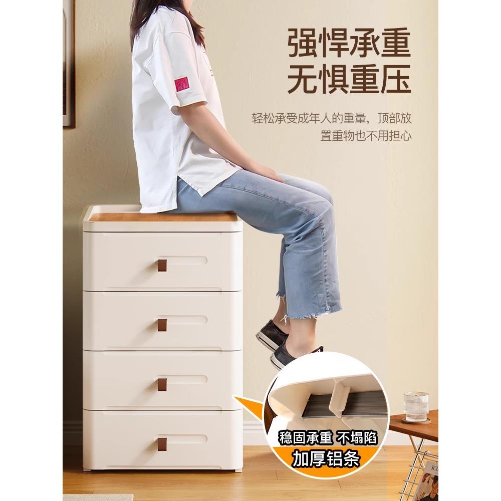 现代简约多层小柜子抽屉式收纳柜储物床头柜客厅卧室置新品