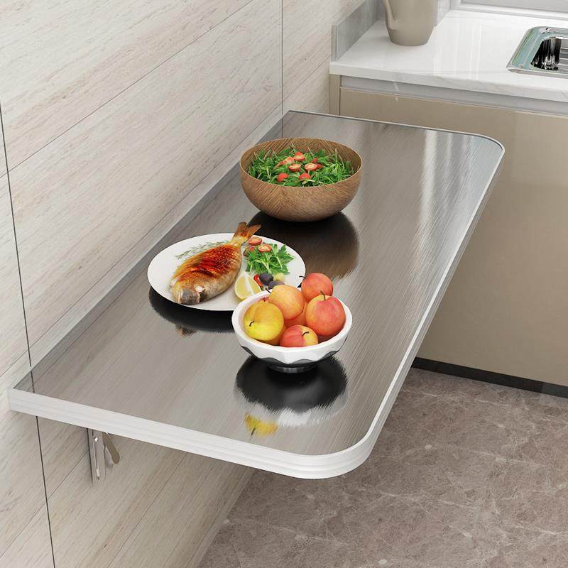 cs不锈钢壁挂折叠桌子家用小户型厨房切菜台板免打孔操作台面置物