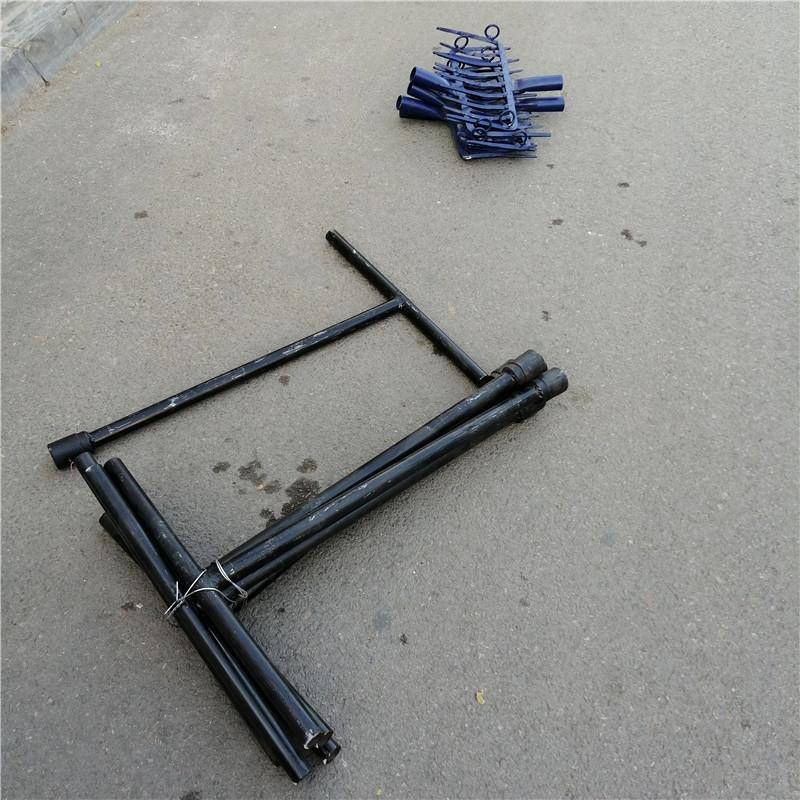 多功能铁路丁字扳手M46钢轨螺栓紧固扳手锻制套筒扳手