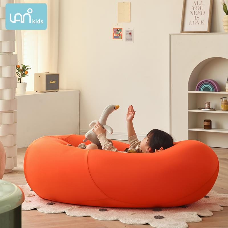 ft儿童懒人沙发座椅男孩女孩小公主宝宝豆袋榻榻米阅读区躺椅可拆