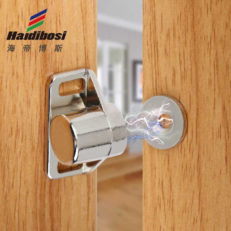 家具柜门磁吸金色碳晶灰强磁铁门吸柜门磁吸锁扣卡扣磁碰衣柜门吸