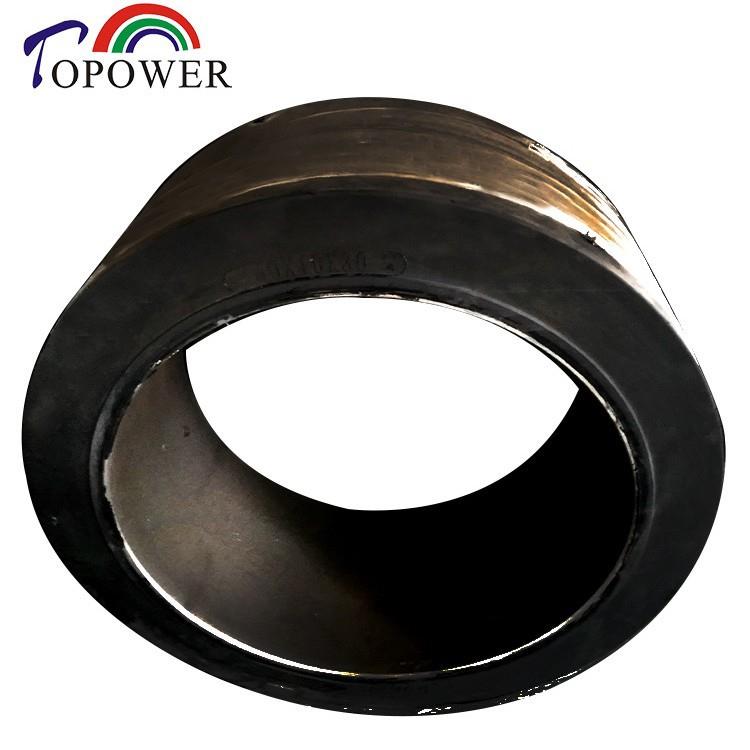 江苏轮胎压路机铣刨机实心胎/拖车实心胎/压配式实心胎40*16*