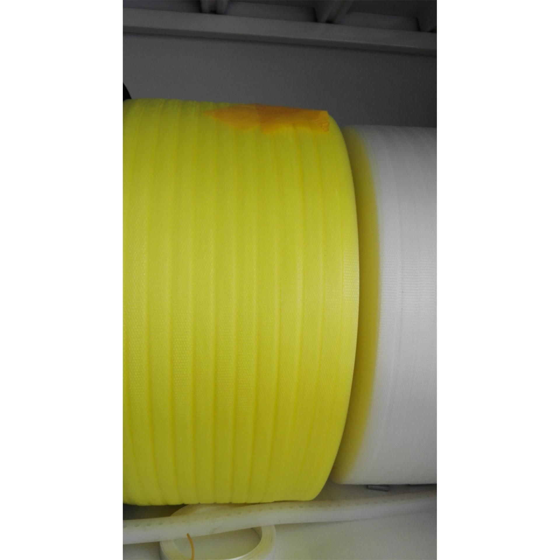 纸箱pp手工打包塑料打包带全自动打包带黄色100m打包带纸箱