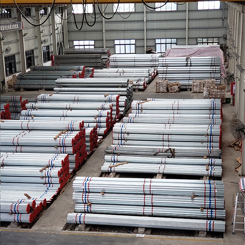 大量温室大棚镀锌管 公路护栏专用镀锌管 镀锌圆管