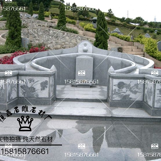 墓碑雕刻广州墓碑家族墓艺术墓碑组合石雕双龙高档墓碑大理石墓碑