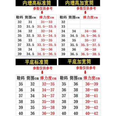 23围内增高口长靴3长筒靴女小个子3小码150加大筒厚底v13加宽粗腿