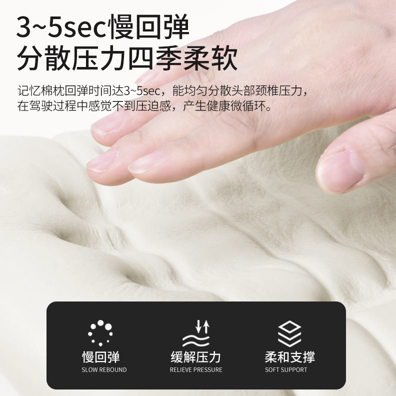 驾驶托靠背头枕车用靠枕腰枕车载车内用品汽车靠垫腰垫腰靠护腰