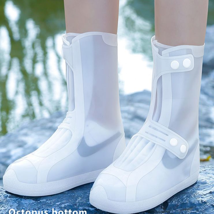脚套防水套儿童雨鞋套加厚耐磨防雨士下防滑雨靴雨靴男女防水硅胶