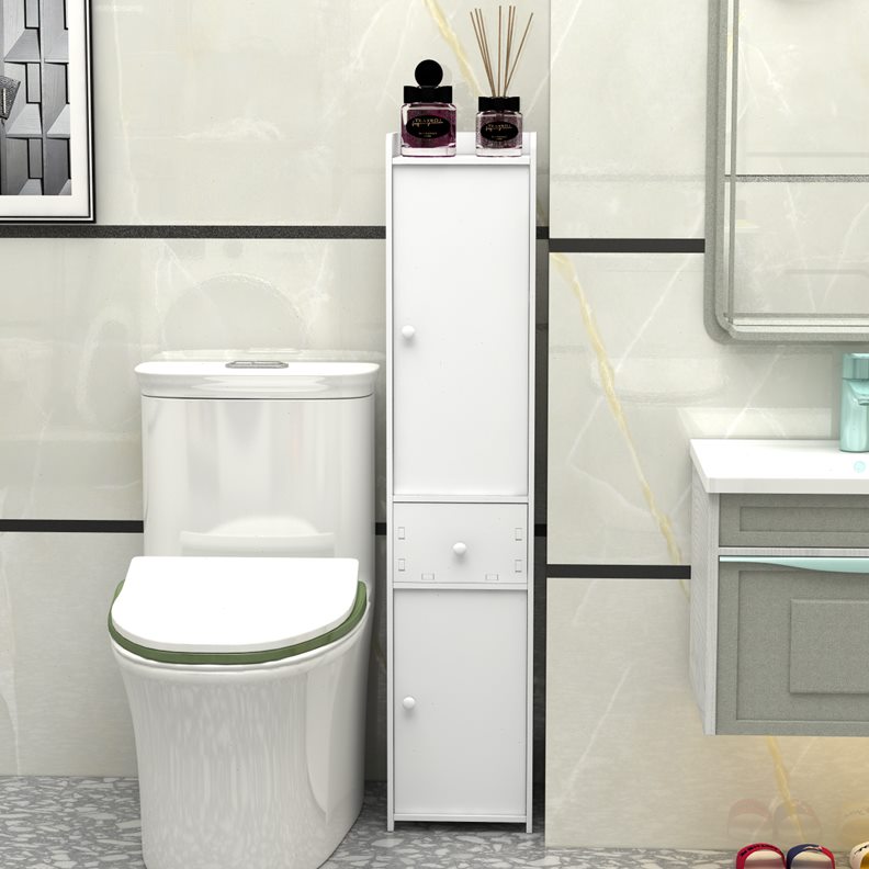 浴室卫生间用品整理架窄边柜洗浴侧洗手间置物架柜柜洗衣机收纳架