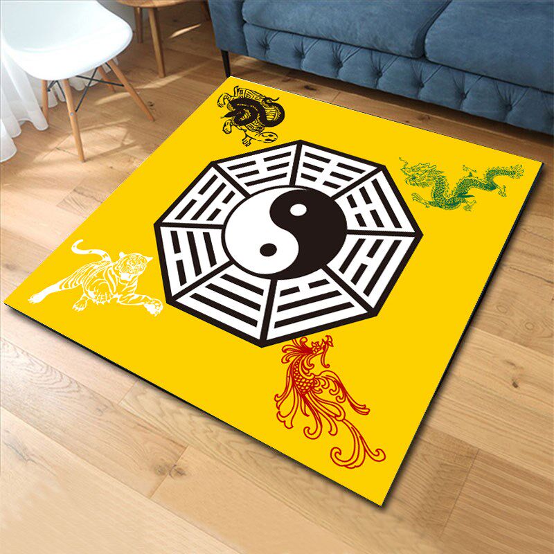 九宫太极阴阳先天后天八卦图防滑地毯踏罡步斗毯罡毯打坐垫可水洗