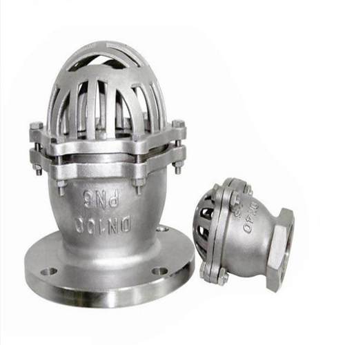 304不锈钢底阀法兰DN25405065法兰水泵阀不锈钢法连50水