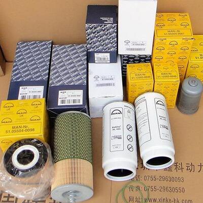 曼MAN柴油发电机组配件，曼空气滤清器81.08304-0087滤芯发动机
