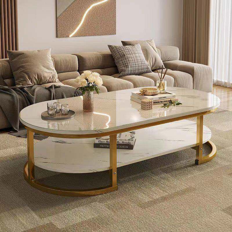 北欧仿大理石茶几简约客厅小户型家用小圆桌现代网红轻奢边几桌子