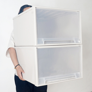 收纳箱抽屉式收纳柜衣柜收纳盒整理箱衣物储物箱分层塑料柜子