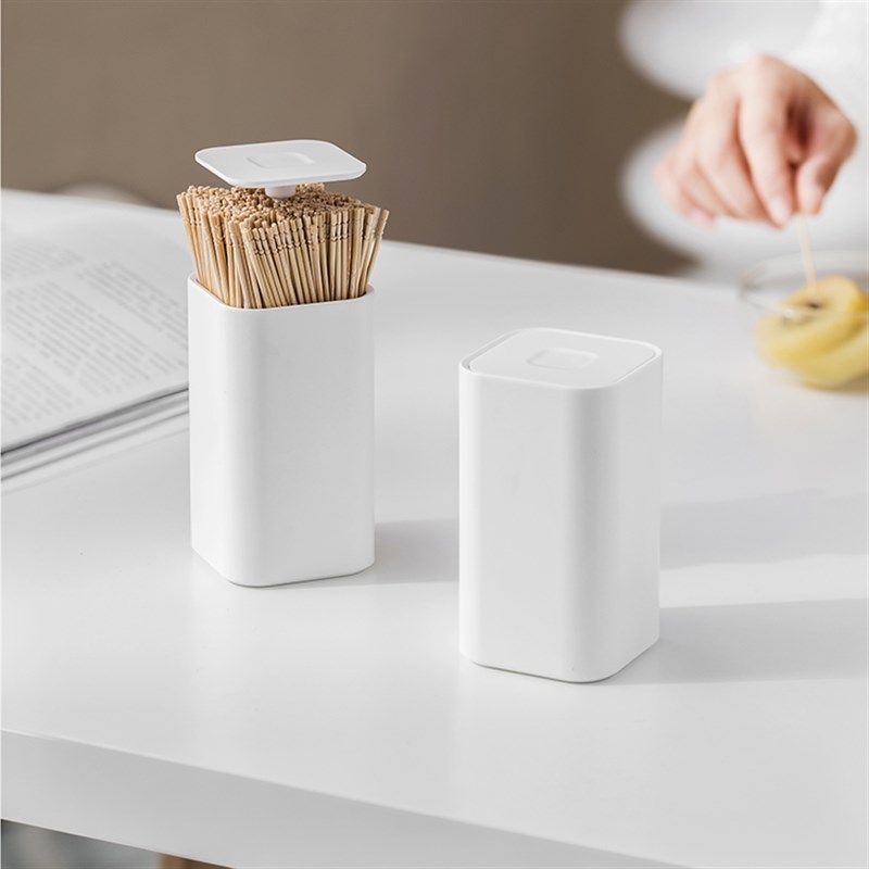 牙签筒牙签盒棉签盒家用创意自动弹出按压式轻奢时档牙签罐,收纳整理,牙签盒,淘宝优惠券,粉丝福利购,淘宝优惠卷