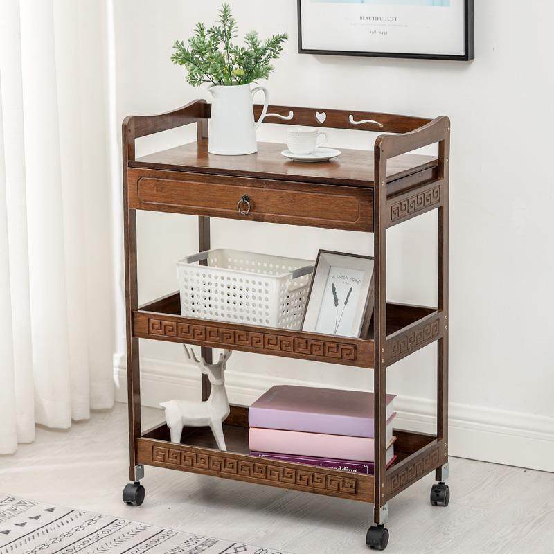 美容小推车置物架美容院工具车竹制实木三层美发美甲店储物柜,五金/工具,工具柜/工具架/工具物料架,淘宝优惠券,粉丝福利购,淘宝优惠卷