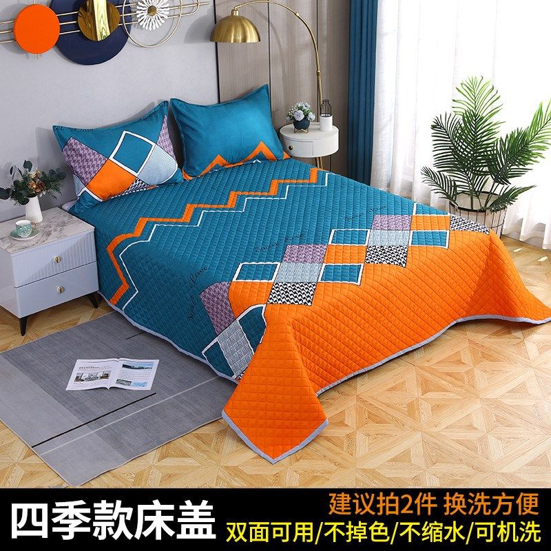双面夹棉加厚床盖床单床褥子四季可用盖毯榻榻米三层垫子大炕炕单,床上用品,床盖,淘宝优惠券,粉丝福利购,淘宝优惠卷